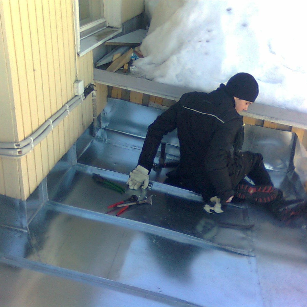 Jalkarännin teko saumakatolle